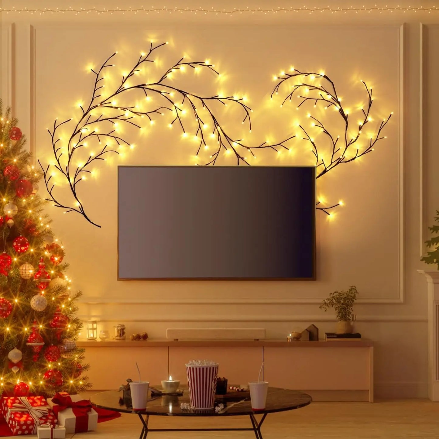 Tree Decorative Light, For Wall Bedroom Indoor Outdoor