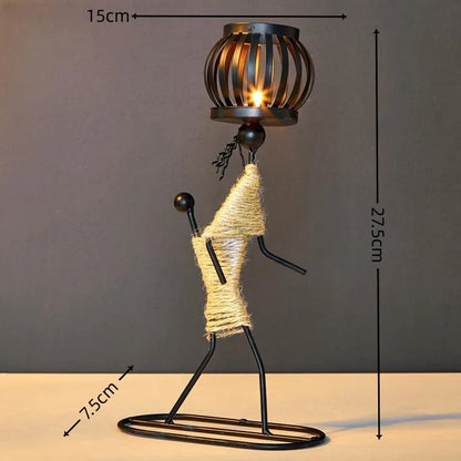 Nordic Metal Candlestick