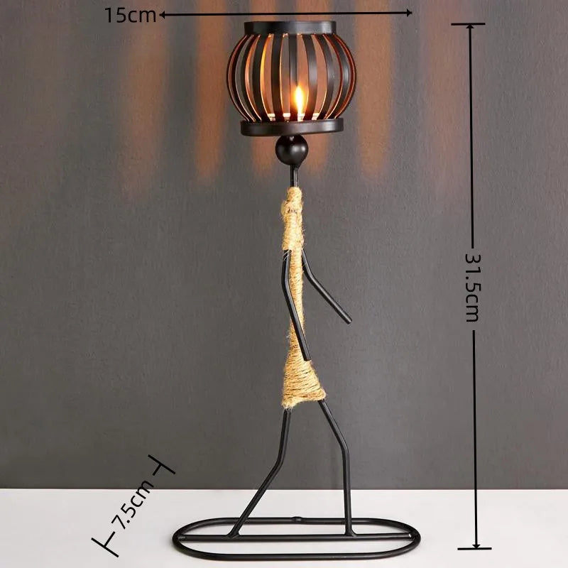 Nordic Metal Candlestick